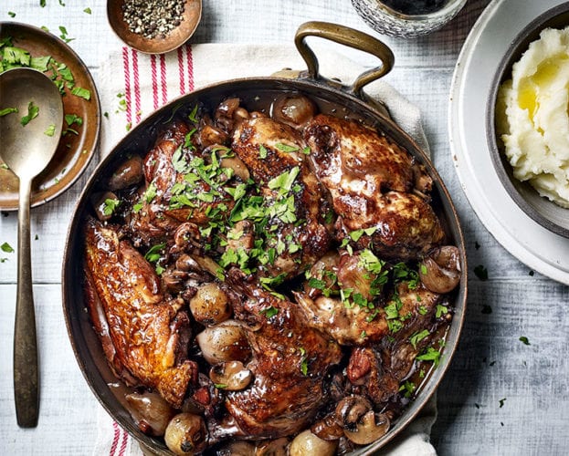 Perfect coq au vin