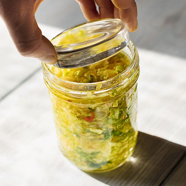 Sauerkraut - fermented cabbage