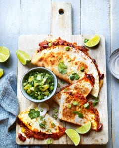 Bolognese quesadillas