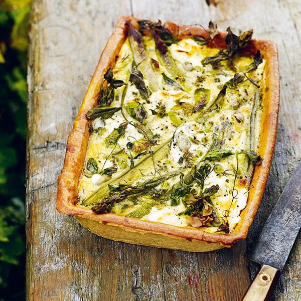 Asparagus tart