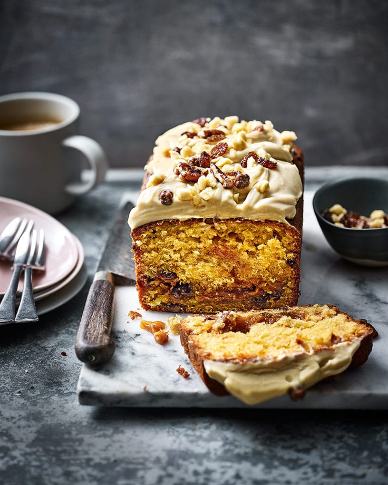 Salted caramel loaf cake