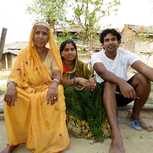 Santosh and mum