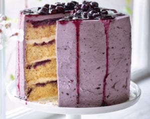 Blueberry layer cake