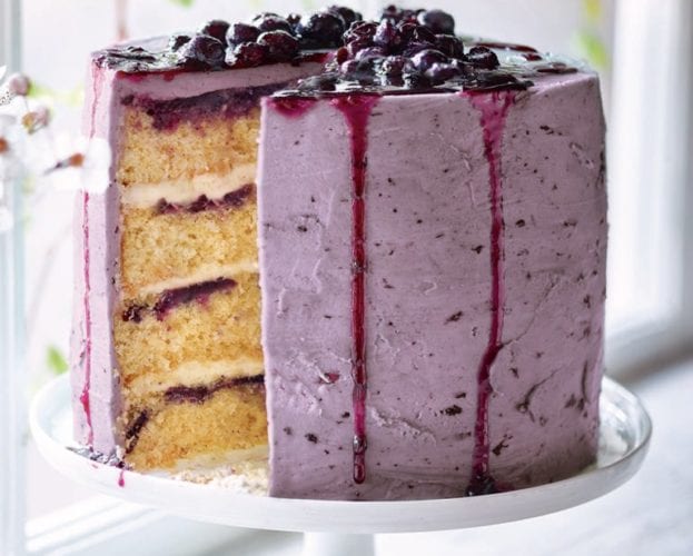Blueberry layer cake