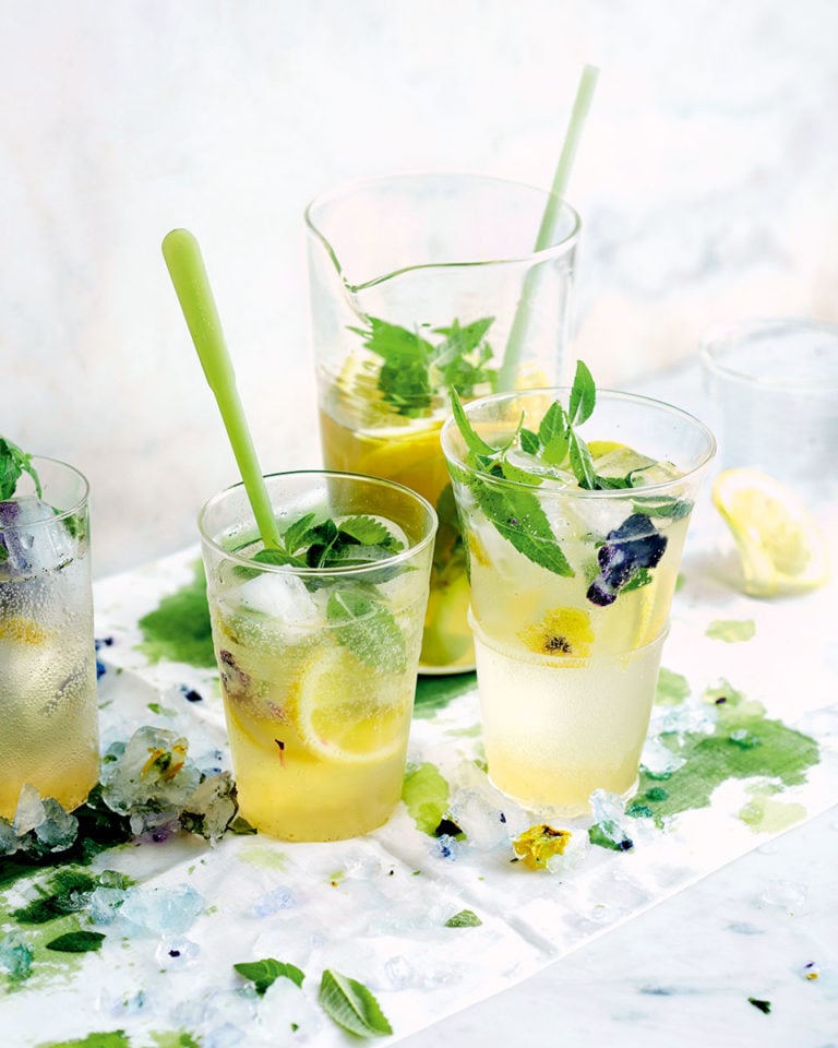 Lemon verbena and vanilla cordial