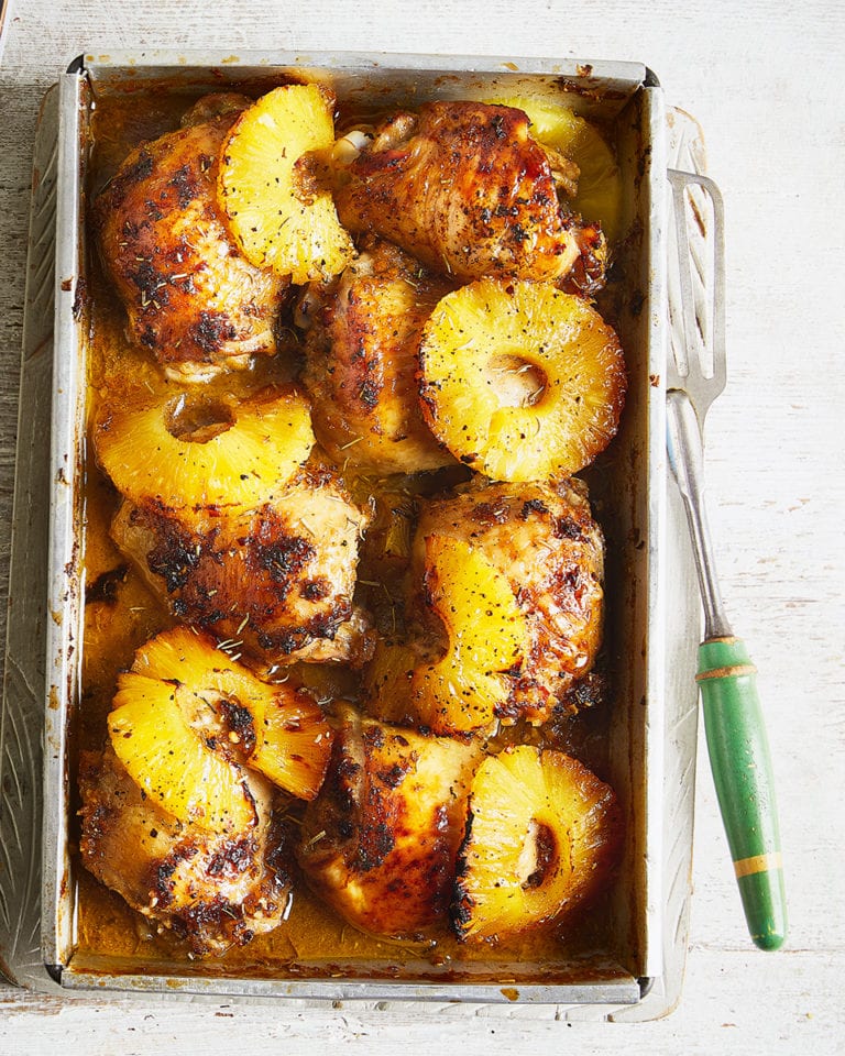 Fiery pineapple chicken