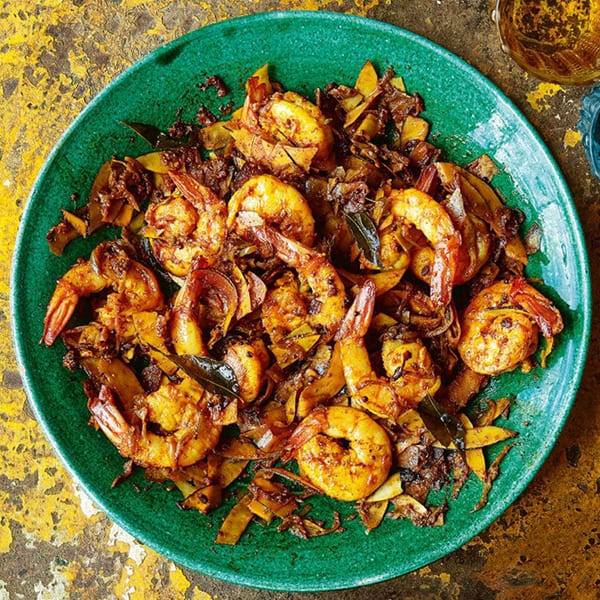 Hot and spicy prawns