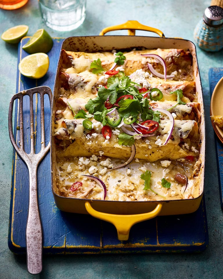 Enchiladas verdes