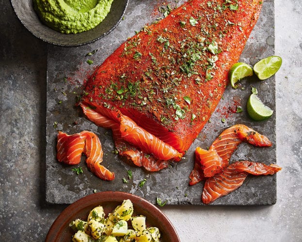 wild salmon carpaccio