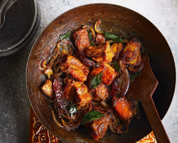 Coorg pandhi pork stir-fry