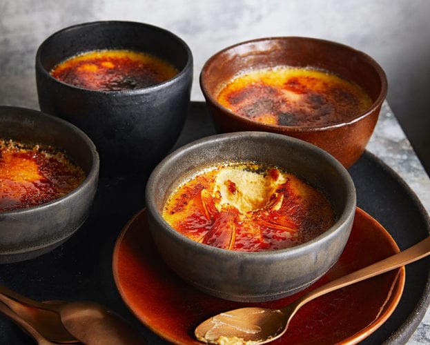 mango creme brûlées