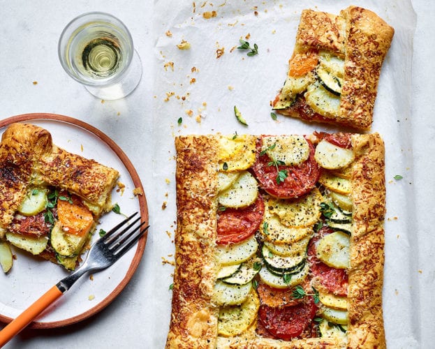 Tian tart (French summer vegetable tart)