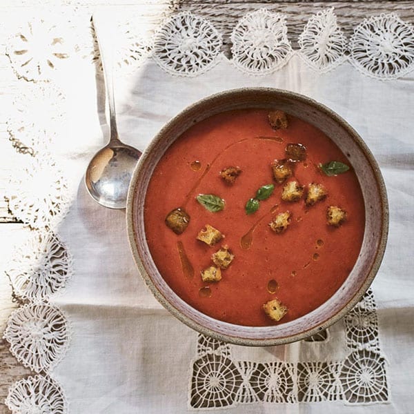 Strawberry gazpacho