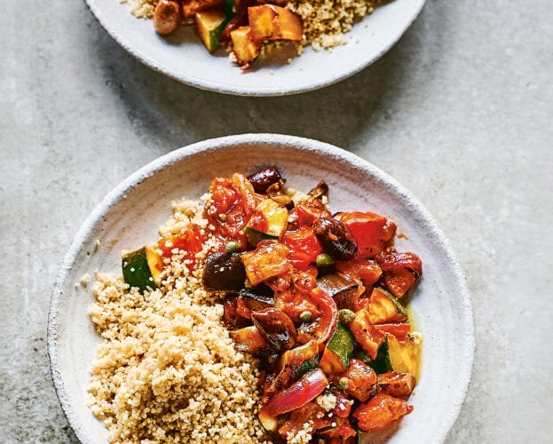 Caponata with couscous