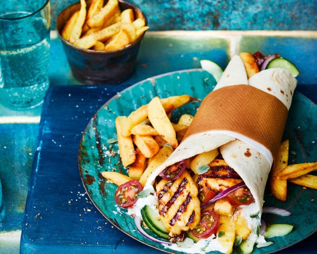 halloumi gyros