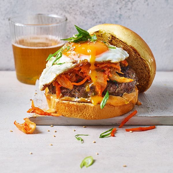 Kimchi burger