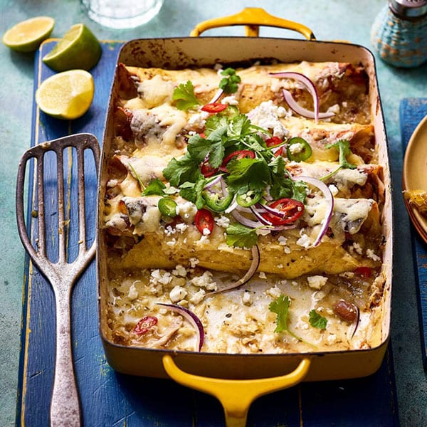 Enchiladas verdes