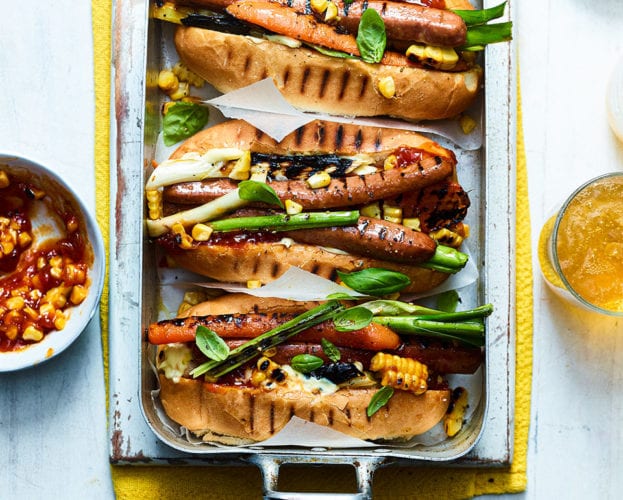 Vegan hot dogs