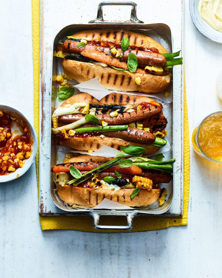 vegan hot dog