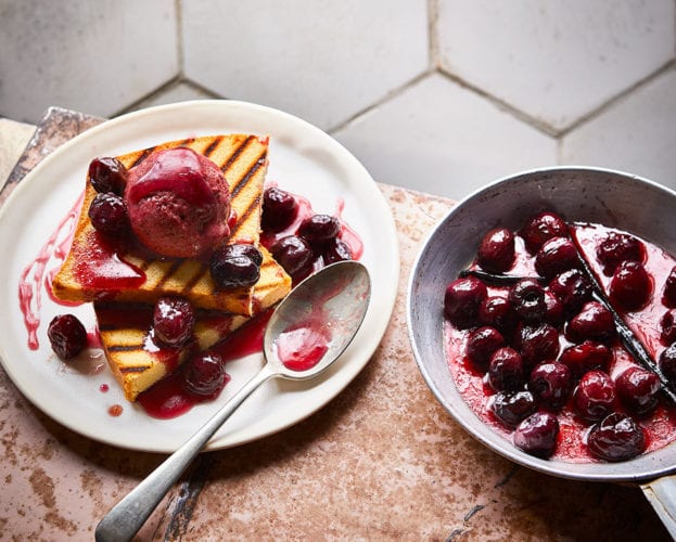 Cherry sorbet