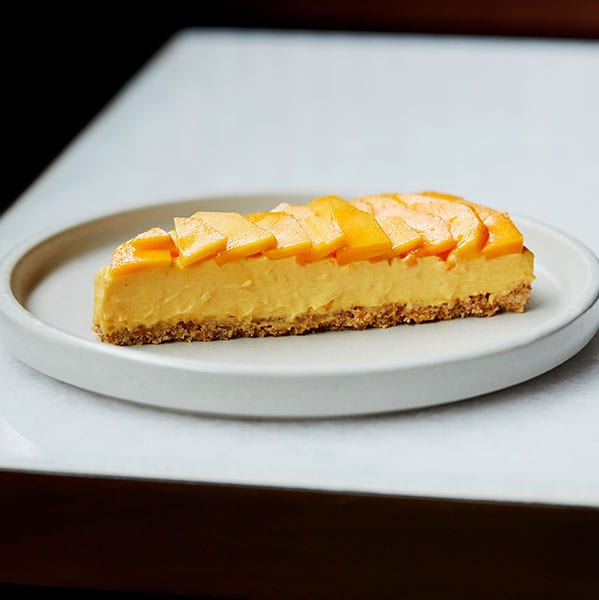 Alphonso mango cheese cake