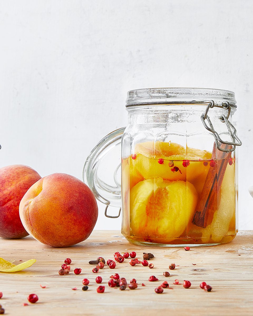 Pickled peaches delicious. magazine