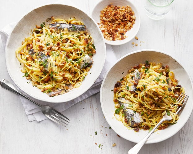 Sardine linguine