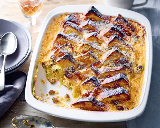 Richard Bertinet’s Grand Marnier bread and butter pudding