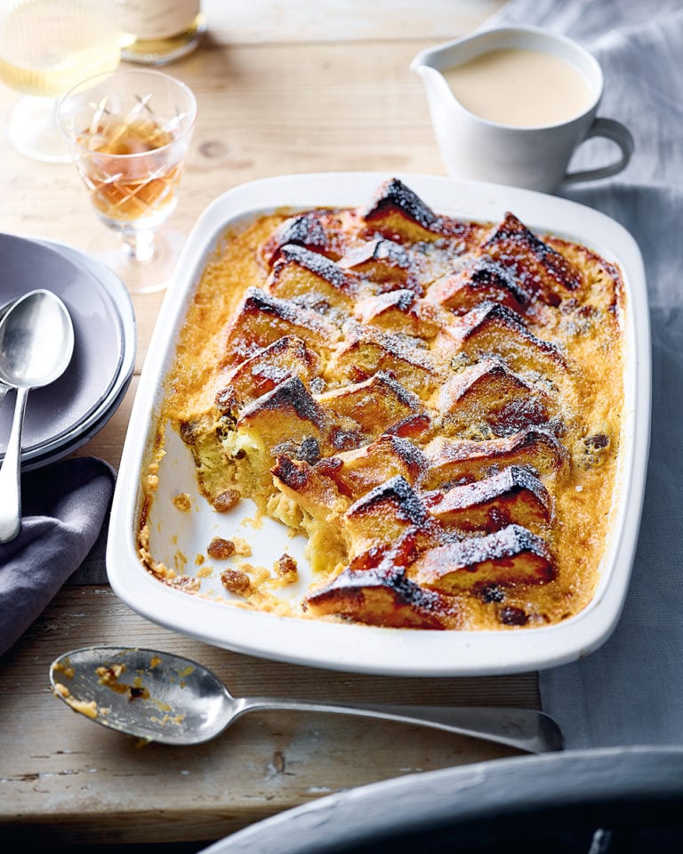 Richard Bertinet’s Grand Marnier bread and butter pudding