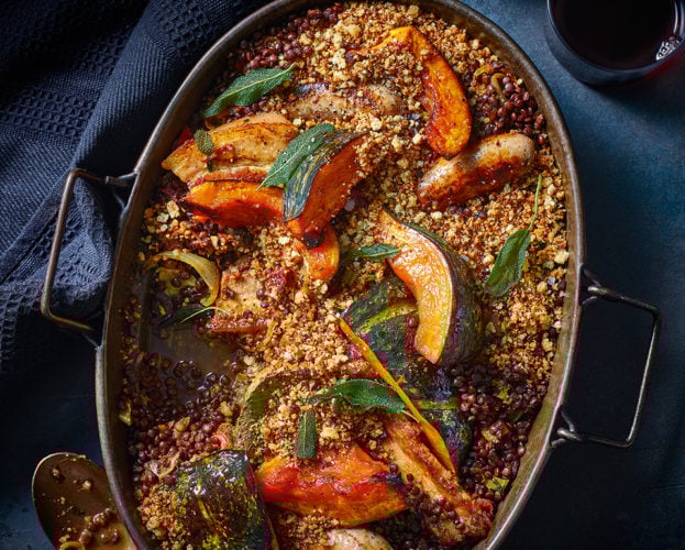 Pumpkin pork casserole