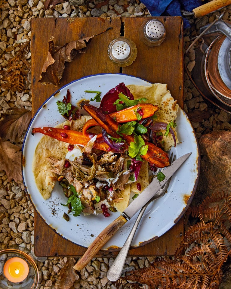 Griddled za’atar flatbreads