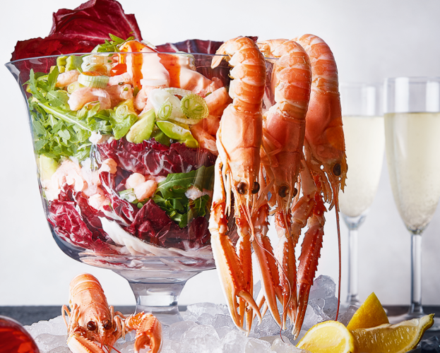 giant prawn cocktail