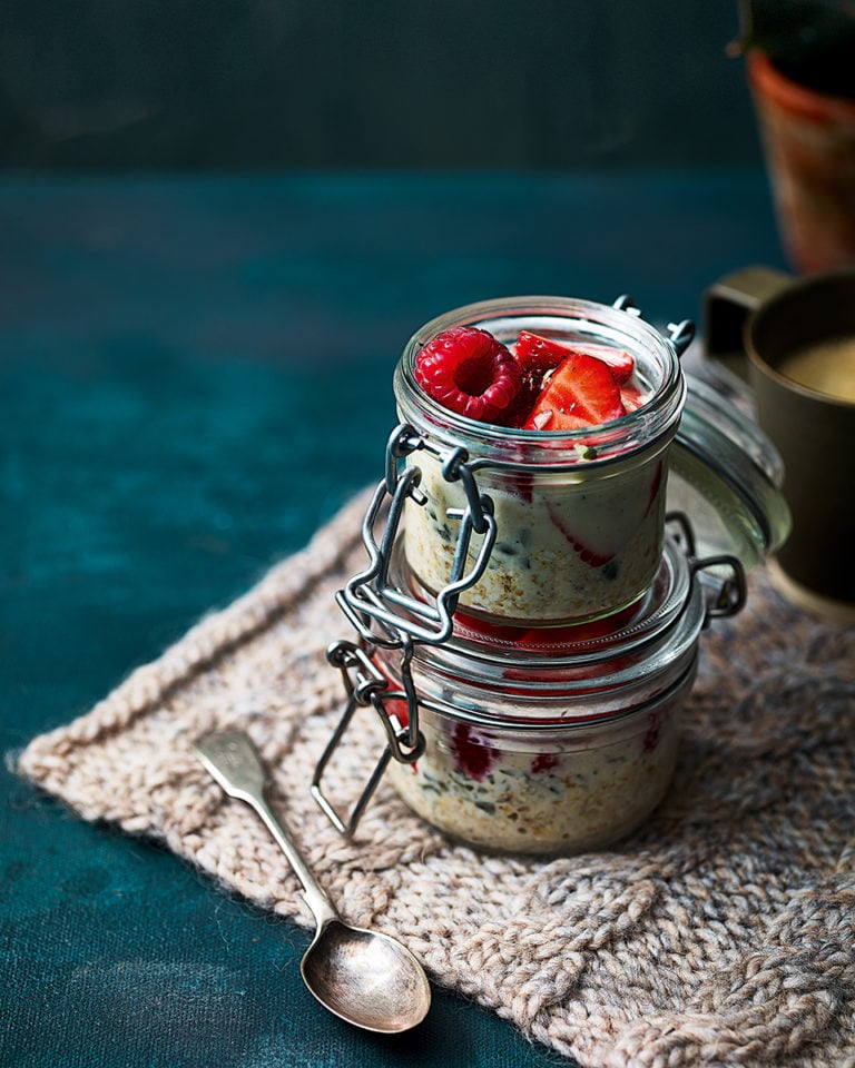 Easy vegan overnight oats