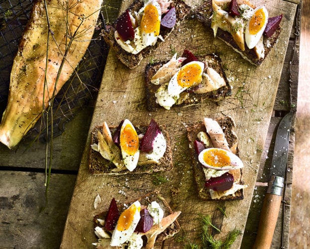 trout on toast