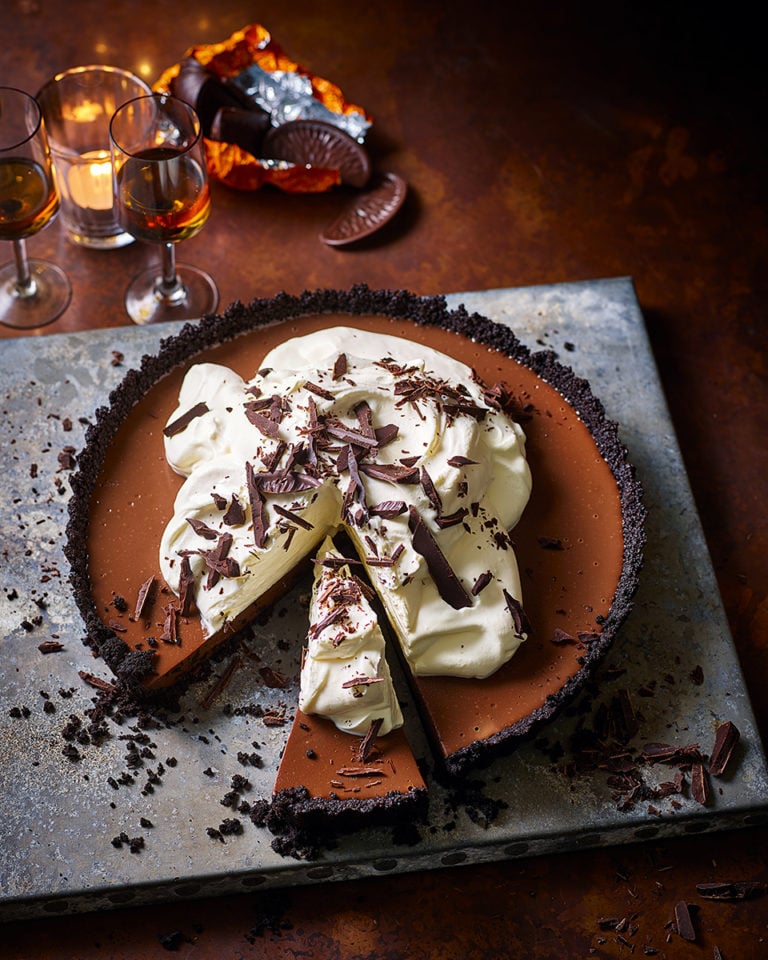 Terry’s Chocolate Orange cream pie