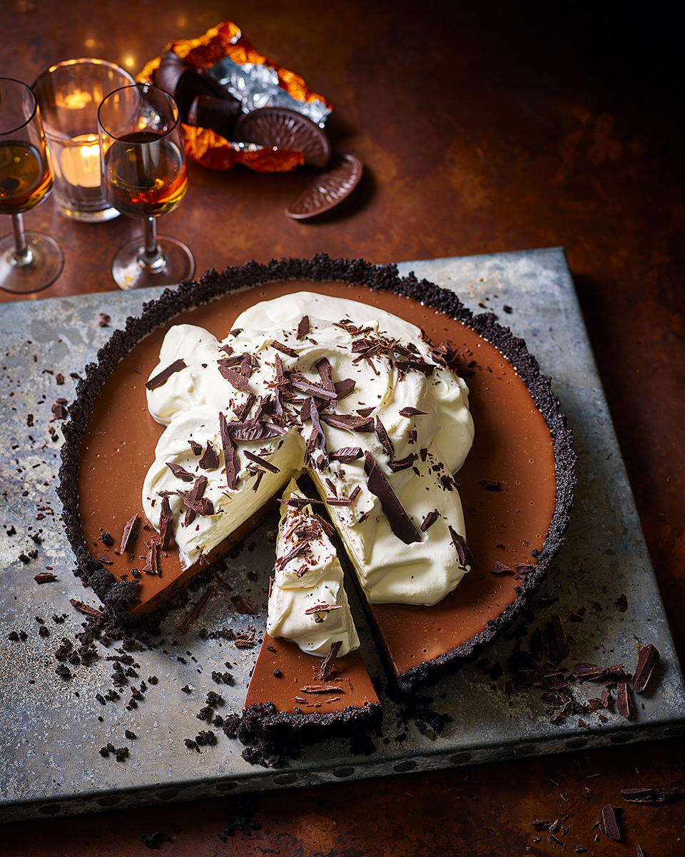 Terry’s Chocolate Orange cream pie delicious. magazine
