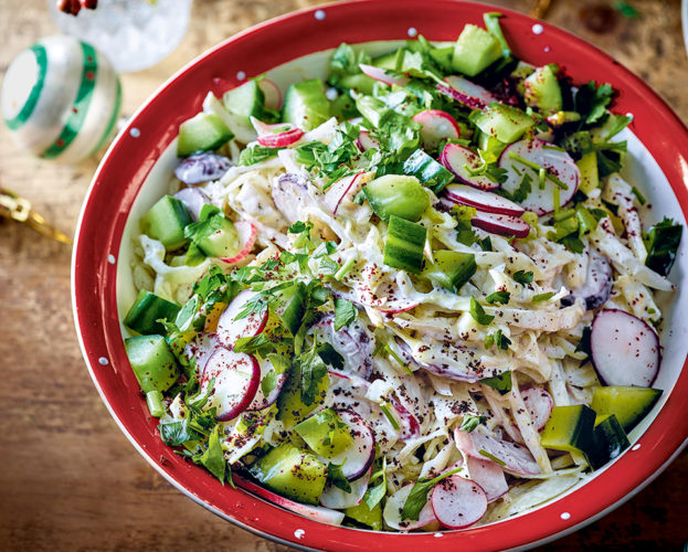 Tahini coleslaw