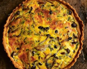 Mushroom tart