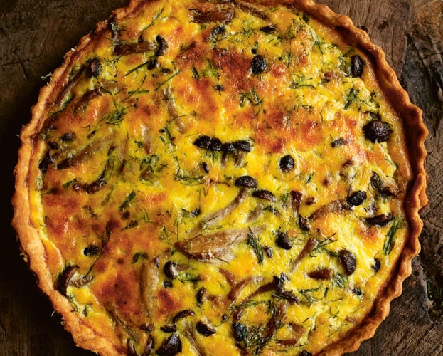 Mushroom tart