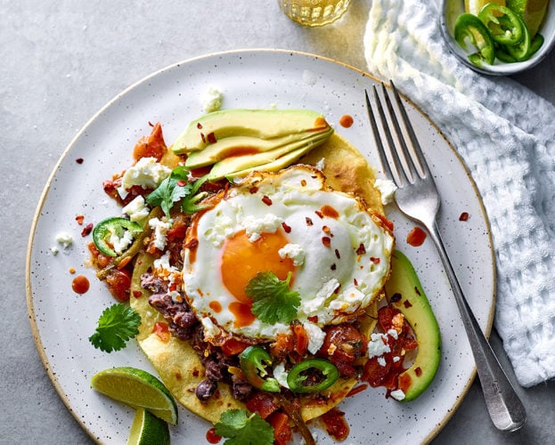 Easy huevos rancheros
