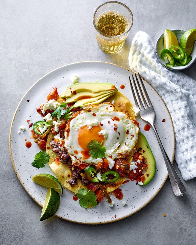 Easy huevos rancheros