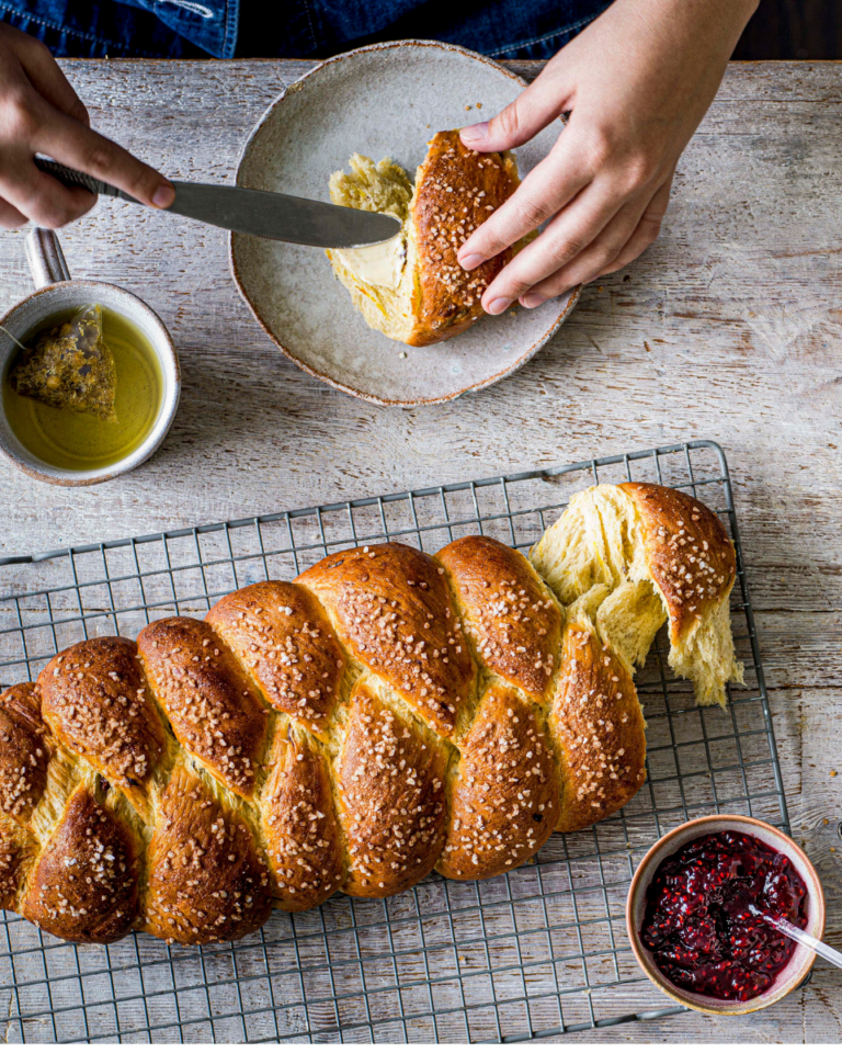 David Atherton’s plaited loaf (Kozunak plait)