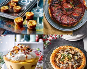 Vegetarian Christmas dinner menu