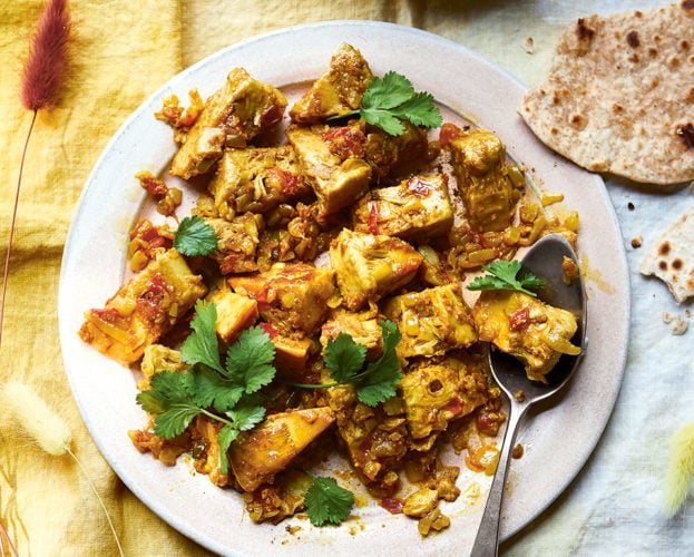 Vegan jackfruit masala