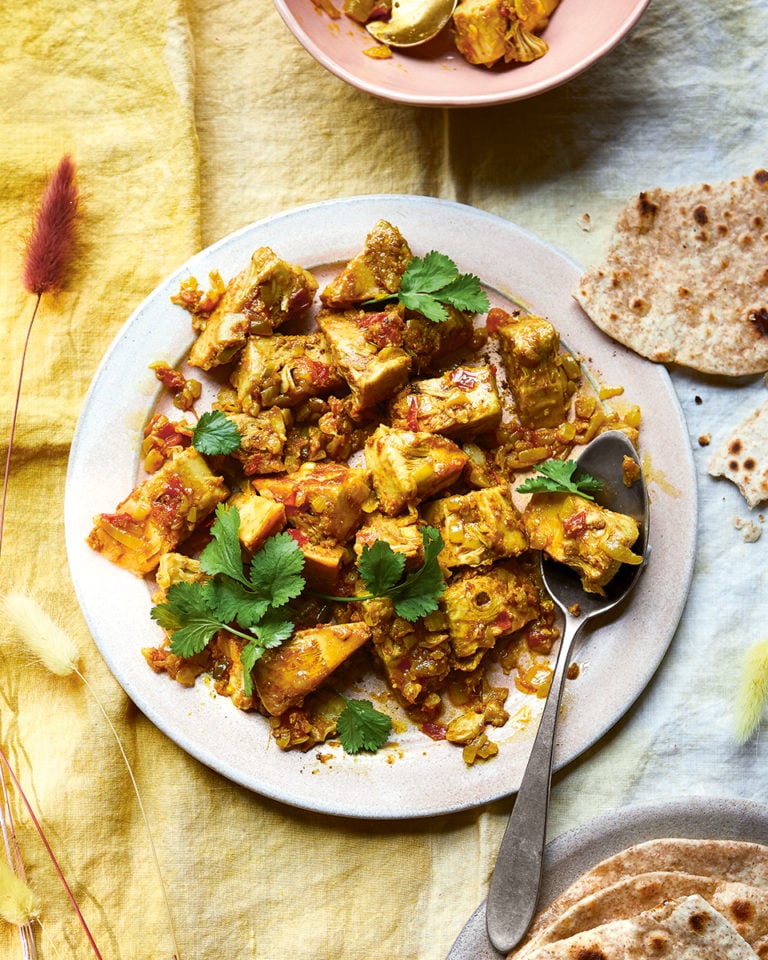 Vegan jackfruit masala