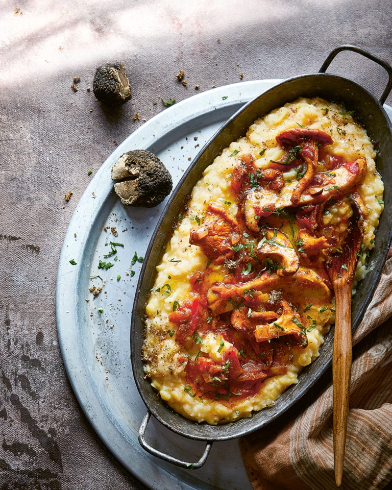 Mushroom and truffle khichadi