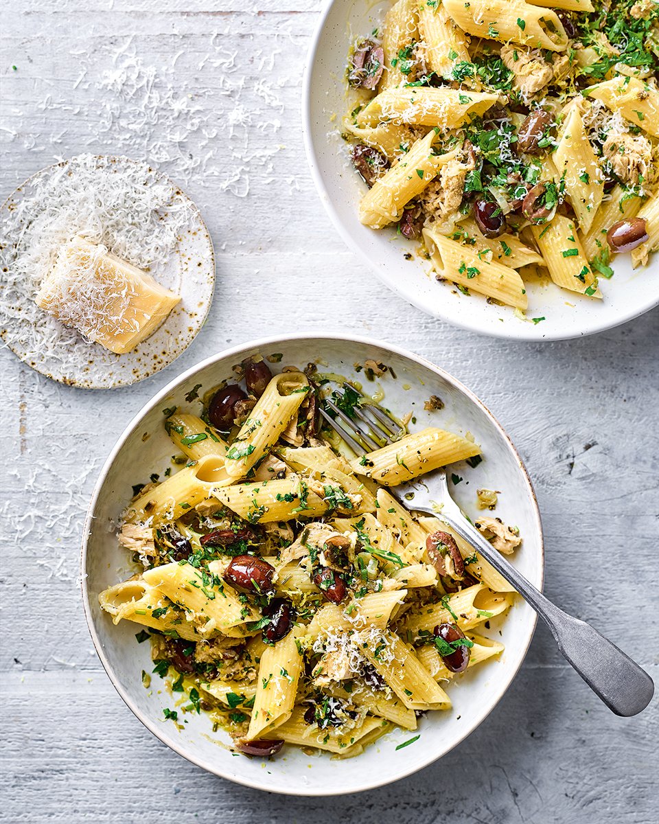 Tuna and anchovy pasta delicious. magazine