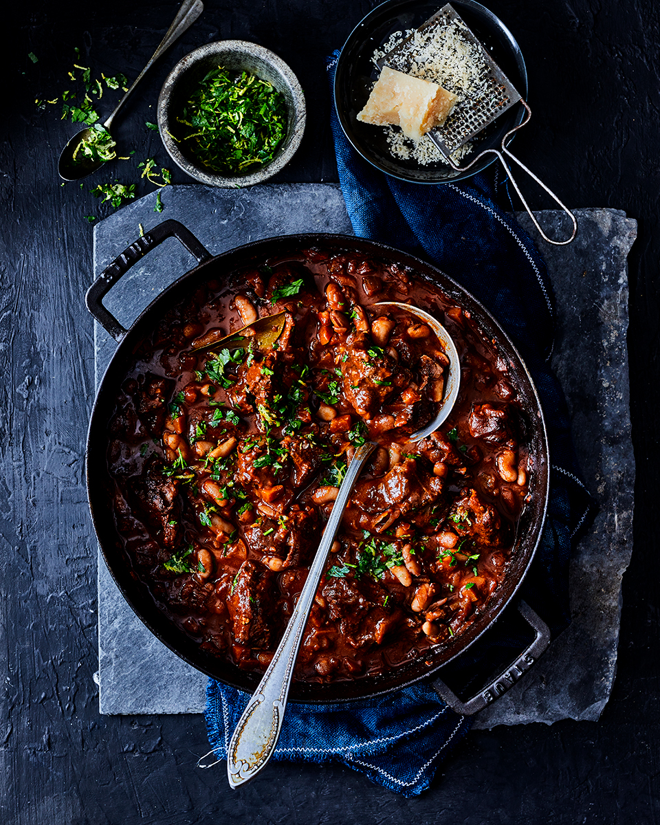 Beef cheek and bean ragù delicious. magazine