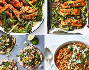 5 nights of healthy dinner ideas for this week