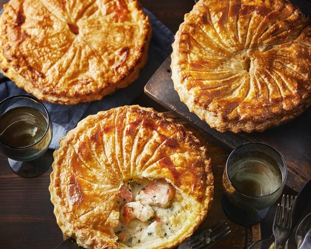 Individual fish pies